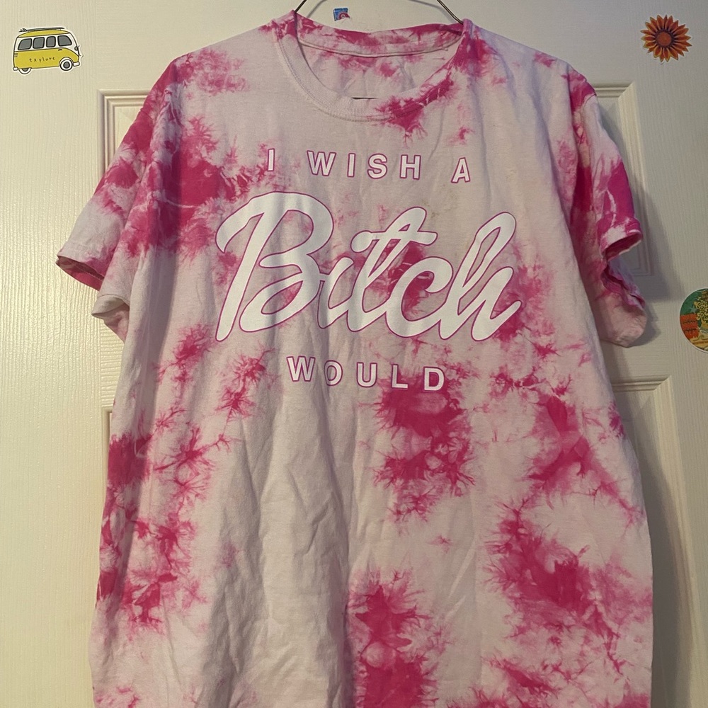 Size:medium color :pink and white